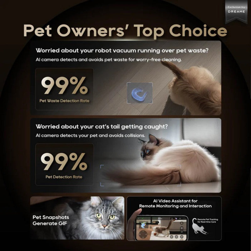 Լվացող փոշեկուլ DREAME X50 Master Black (RLX86CE-1)