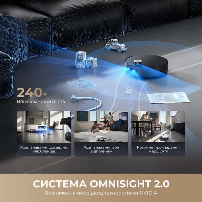 Ռոբոտ փոշեկուլ DREAME Aqua 10 Ultra Roller Complete Black (RLH71DE-1) EUA